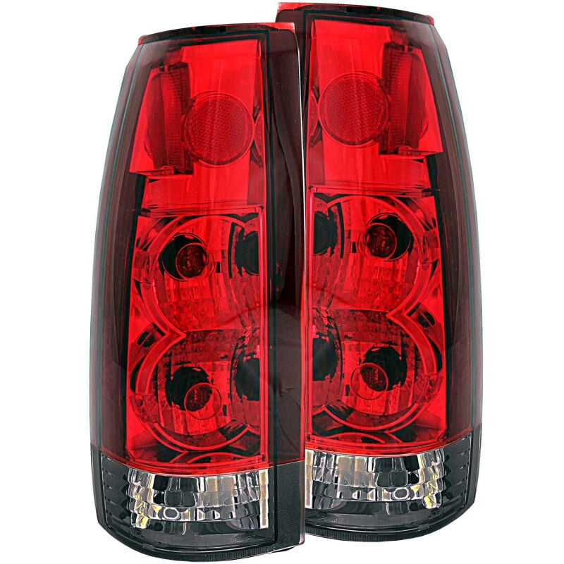 ANZO 211157 1999-2000 Cadillac Escalade Taillights Red/Smoke G2