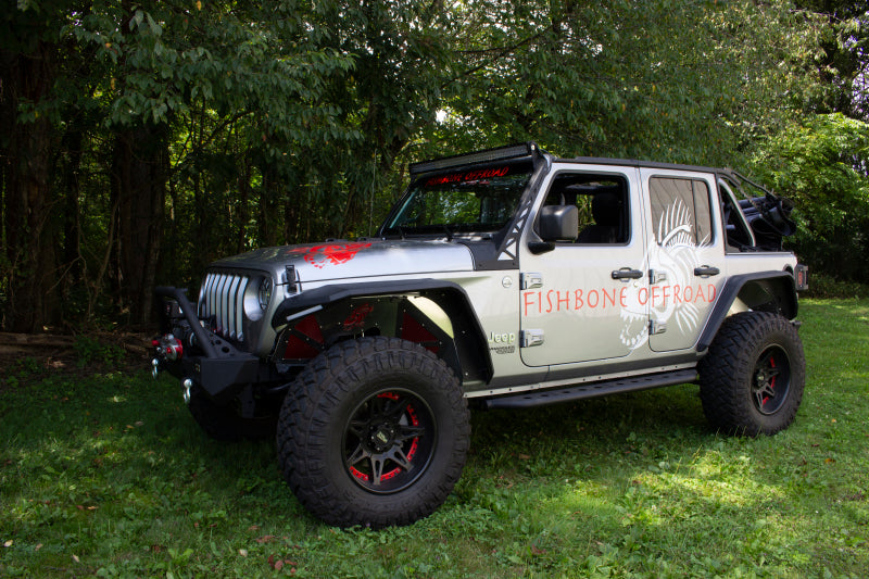 Fishbone Offroad FB23083 2018+ Jeep Wrangler JL Step Slider 4 Door