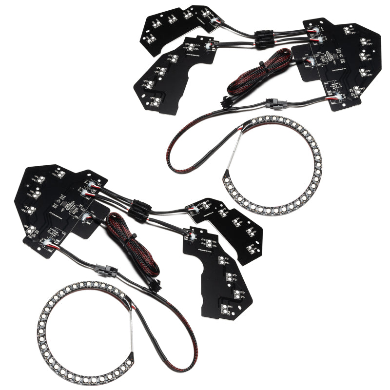 ORACLE Lighting 1446-332 Oracle 18-21 Ford Mustang Dynamic DRL w/ Halo Kit & Sequential Turn Signal - ColorSHIFT SEE WARRANTY
