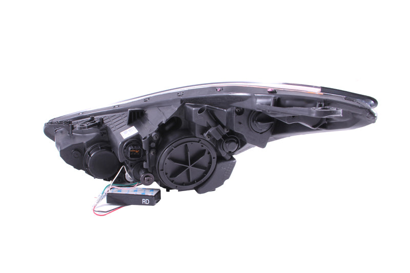ANZO 121455 2011-2014 Hyundai Elantra Projector Headlights w/ Halo Chrome (CCFL)