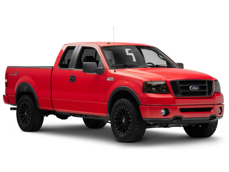 Raxiom T551342 04-08 Ford F-150 Axial Series OEM Style Replacement Headlights- Chrome Housing- Smoked Lens