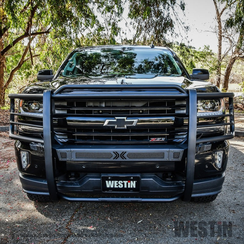 Westin 40-33875 16-18 Chevy Silverado 1500 Sportsman X Grille Guard - Textured Black