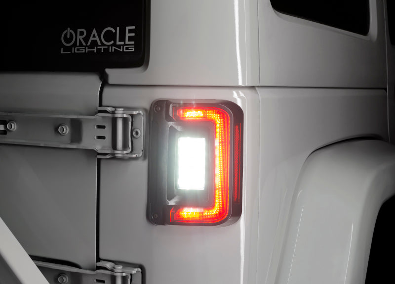 ORACLE Lighting 5891-504-T Oracle 07-17 Jeep Wrangler JK Flush Mount LED Tail Lights - Tinted SEE WARRANTY