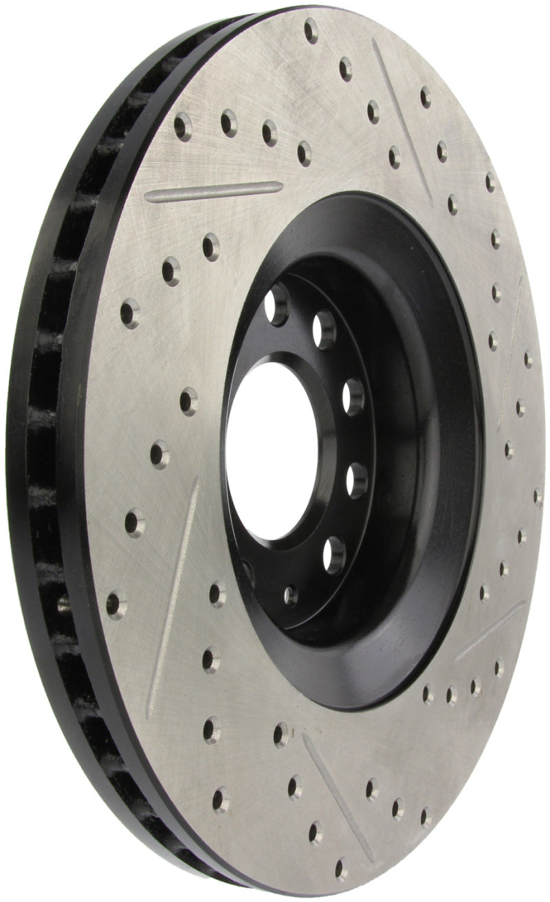 Stoptech 127.33096R StopTech 05-06 Audi A4 Quattro/ 02-04 A6 Quattro / 99-02 S4 Front Right Slotted & Drilled Rotor