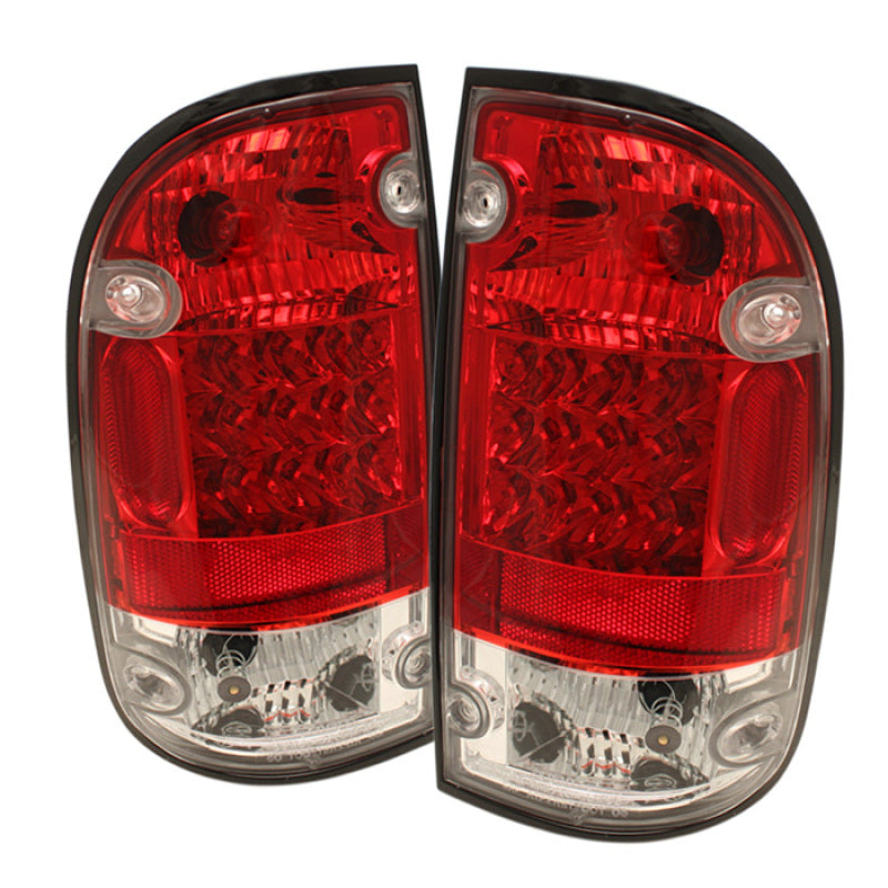 SPYDER 5008022 Spyder Toyota Tacoma 95-00 LED Tail Lights Red Clear ALT-YD-TT95-LED-RC