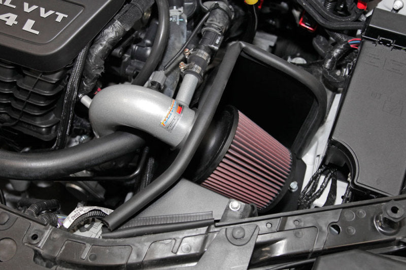 K&N Engineering 69-2549TS K&N 69 Series Typhoon Performance 13 Chrysler/Dodge 200/Avenger 2.4L Silver Cold Air Intake Kit