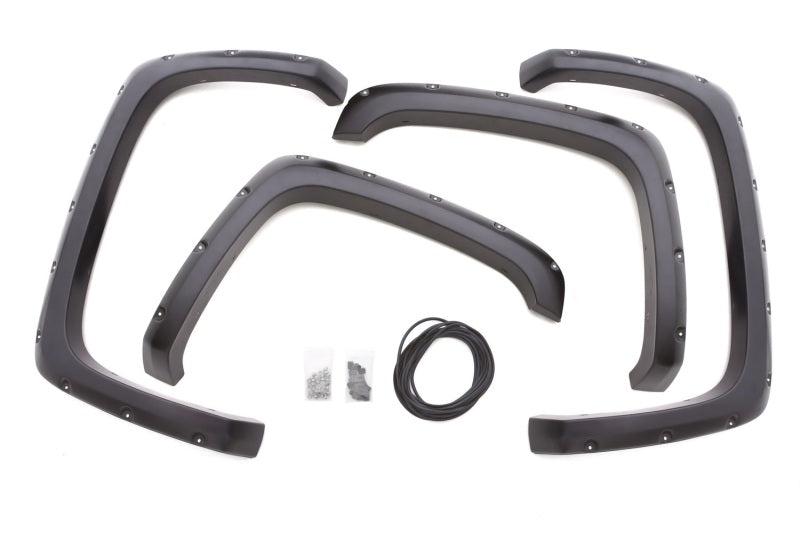 LUND RX109S Lund 07-13 GMC Sierra 1500 RX-Rivet Style Smooth Elite Series Fender Flares - Black (4 Pc.)