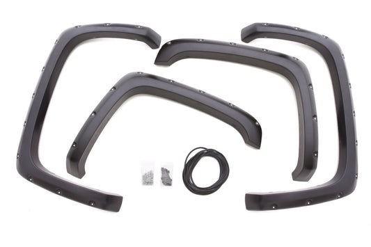 LUND RX109S Lund 07-13 GMC Sierra 1500 RX-Rivet Style Smooth Elite Series Fender Flares - Black (4 Pc.)