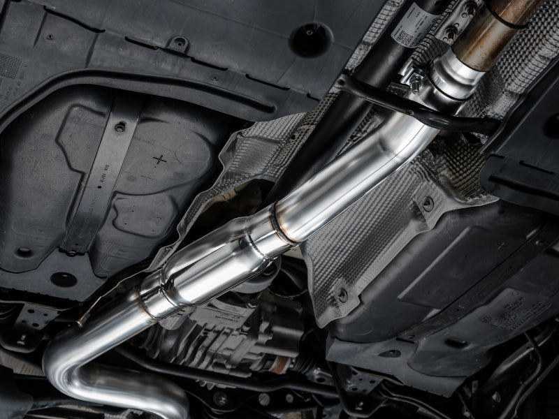 AWE Tuning 3015-42897 AWE 22-24 Audi 8Y S3 Touring Edition Exhaust - Chrome Silver Tips