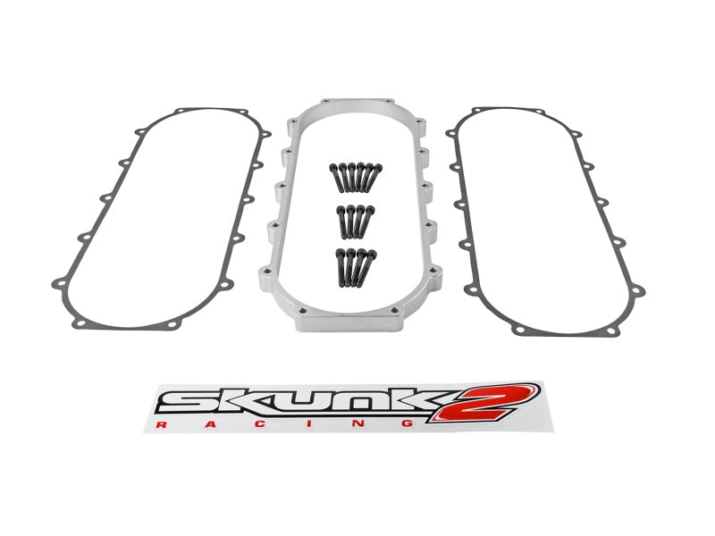 Skunk2 Racing 907-05-9001 Skunk2 Ultra Series Honda/Acura Silver RACE Intake Manifold 1 Liter Spacer (Inc Gasket & Hardware)