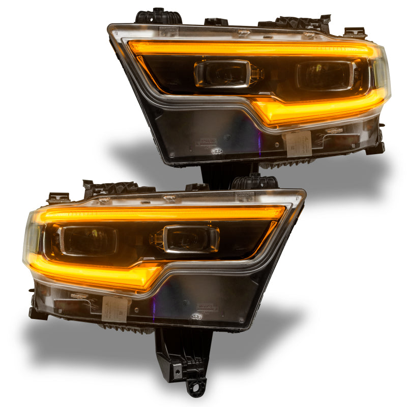ORACLE Lighting 1448-335 Oracle 19-21 RAM 1500 Projector LED Headlight DRL Kit - RGBW+A w/ BC1 Controller SEE WARRANTY