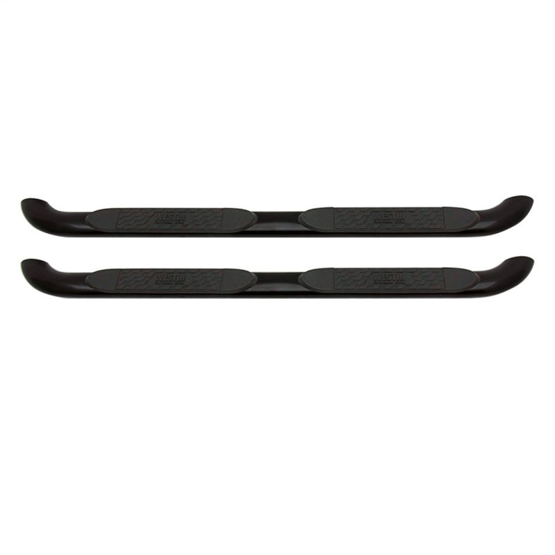 Westin 21-2775 2005-2018 Toyota Tacoma Double Cab Platinum 4 Oval Nerf Step Bars - Black