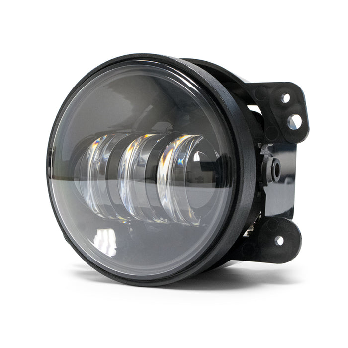 DV8 Offroad R4FL16W3W 07-18 Jeep Wrangler JK 4in 30W LED Replacement Fog Lights