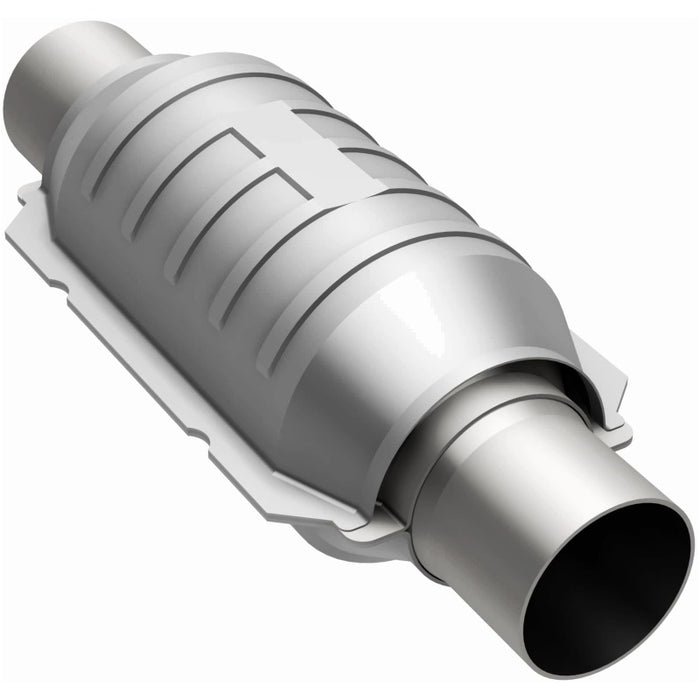 Magnaflow 99209HM MagnaFlow Conv Univ 3in Inlet/Outlet Center/Center Round 9in Body L x 5.125in W x 13in Overall L