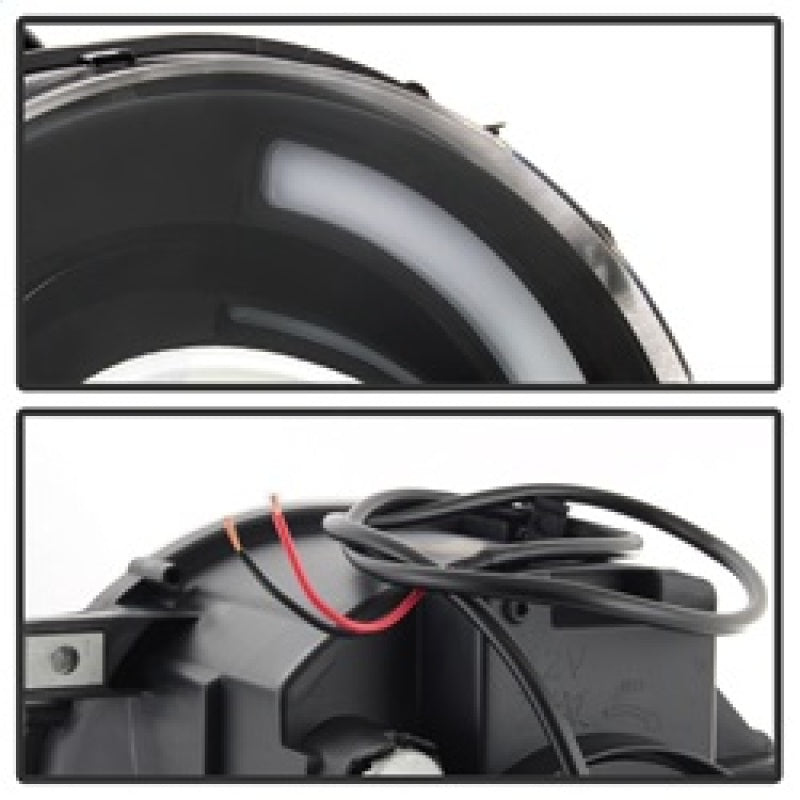 SPYDER 9039720 xTune 15-17 Jeep Renegade Light Bar DRL Projector Headlights -Black (PRO-JH-JREN-LBDRL-BK)