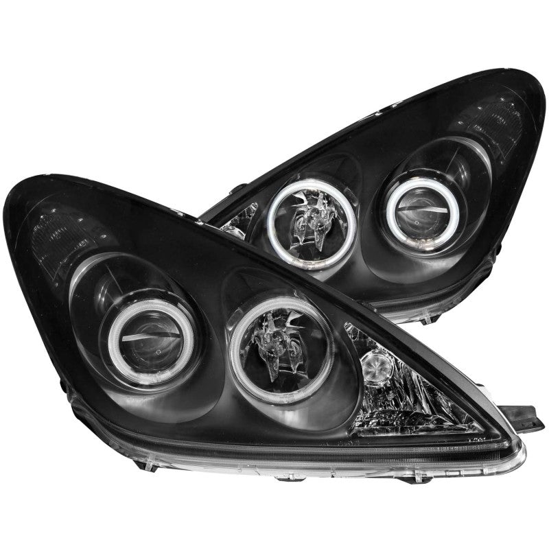 ANZO 121232 2002-2003 Lexus Es300 Projector Headlights w/ Halo Black