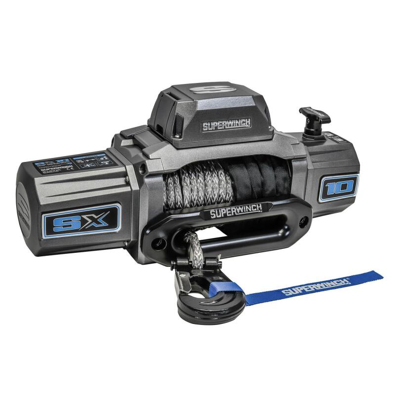 Superwinch 1710201 10000 LBS 12V DC 3/8in x 80ft Synthetic Rope SX 10000 Winch