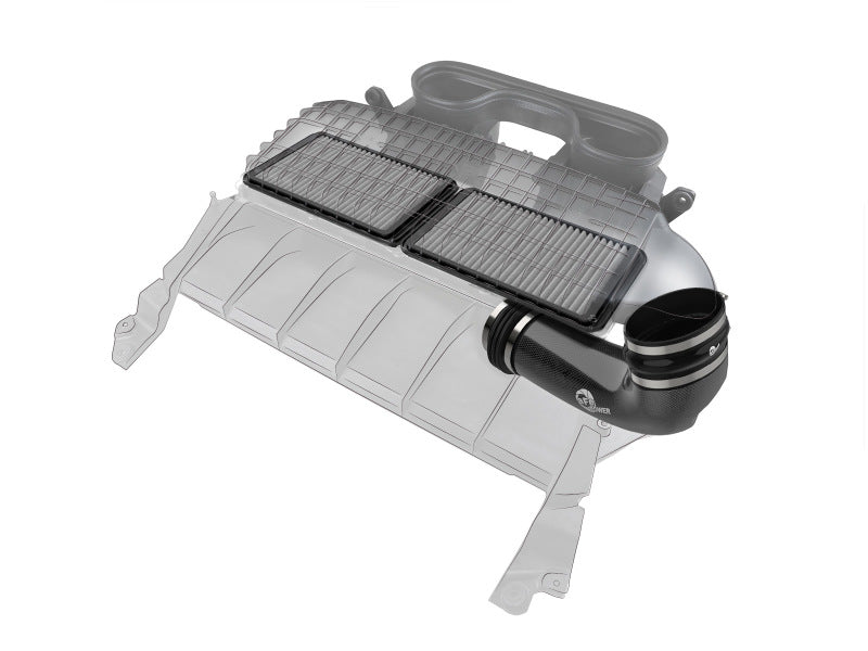 aFe 55-10014DC Super Stock Carbon Fiber Pro Dry S System 2021 RAM 1500 TRX V8-6.2L SC