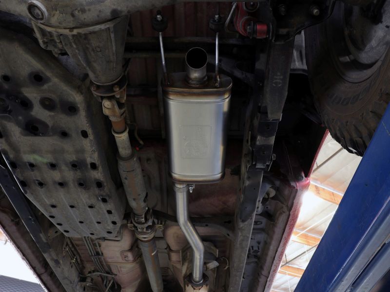 aFe 49-46049 ROCK BASHER 2.5in 409 SS Cat-Back Exhaust - 99-04 Toyota Tacoma L4-2.4L / V6-3.4L