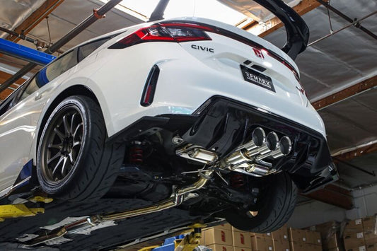 Remark RK-C3076H-09 2023+ Honda Civic Type-R (FL5) Triple Tip Catback Exhaust w/ Triple Tip & Front Pipe