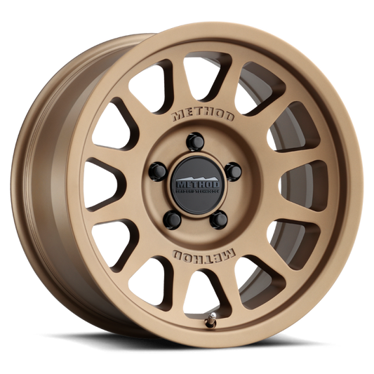 Method Wheels MR70377553950 Method MR703 17x7.5 +50mm Offset 5x130 78.1mm CB Method Bronze Wheel