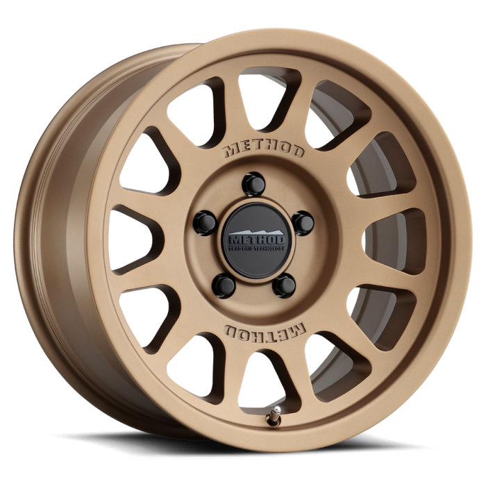 Method Wheels MR70378550900 Method MR703 17x8.5 0mm Offset 5x5 71.5mm CB Method Bronze Wheel