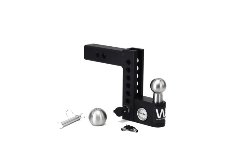 Weigh Safe AWS6-2 Aero Hitch 6in Drop Hitch & 2in Shank (10K/12.5K GTWR) - Steel