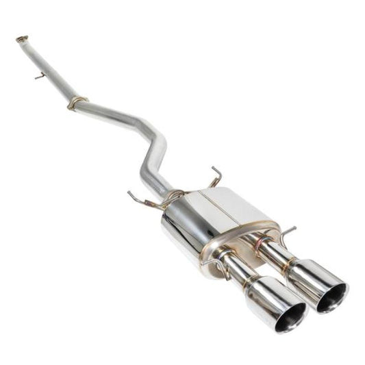 Remark RK-C1076H-02 2017 Civic Si 4 Door Sedan Cat Back Exhaust w/Stainless Double Wall Tip (Not Resonated)