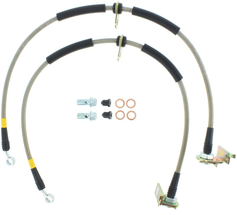 Stoptech 950.45006 StopTech Stainless Steel Front Brake lines for Mazda 6