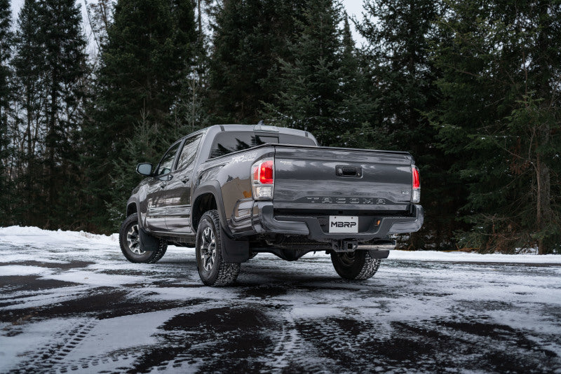MBRP S5338BLK 2016 Toyota Tacoma 3.5L Cat Back Single Side Exit Black Exhaust System