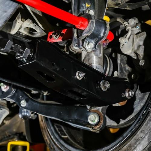 BLOX Racing BXSS-50010-BK Rear Lower Control Arms - Black (2013+ Subaru BRZ/Toyota 86 / 2008-2023 Subaru WRX/STI)