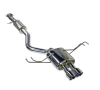 Remark RK-C2076T-05C REMARK 24+ Toyota GR Corolla Dual Center Exit w/ Resonator Stainless Steel Catback Exhaust