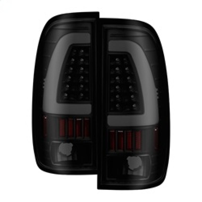 SPYDER 9038501 xTune 97-03 Ford F-150 Light Bar LED Tail Lights - Black Smoke (ALT-ON-FF15097-LBLED-BSM)