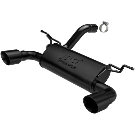 Magnaflow 19388 MagnaFlow 2018+ Jeep Wrangler 3.6L Dual Black Tip Axle-Back Exhaust