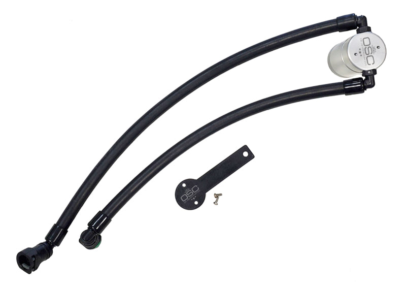 J&L 3071P-C 2021-2024 RAM TRX 6.2L Supercharged Passenger Side Oil Separator 3.0 - Clear Anodized