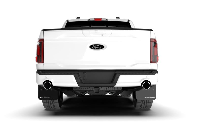 Rally Armor MF115-UR-BLK-WH 21-25 Ford F-150 (Excl. Raptor) Black UR Mud Flap w/White Logo