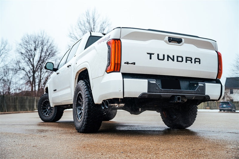 CORSA Performance 21245BLK Corsa 22-25 Toyota Tundra 4WD 3in Sport Cat-Back Side Exit Exhaust System w/ Twin 4in Black PVD Tips