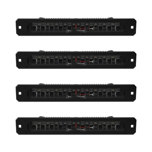 KC HiLiTES 98150 Platform One Profile 10in. SideCast Flush Mount Lights (Does Not Include Rack)
