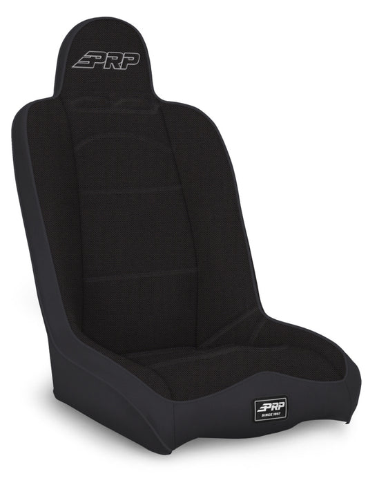 PRP Seats A140110-50 PRP Daily Driver High Back Suspension Seat (Two Neck Slots) - All Black