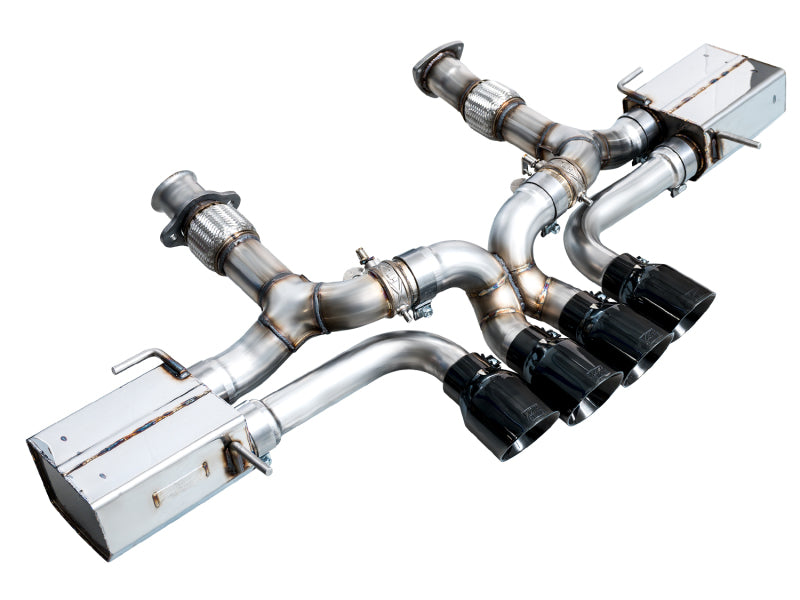 AWE Tuning 3025-43906 AWE 2023 C8 Corvette Z06 SwitchPath Cat-Back Exhaust - Diamond Black Tips