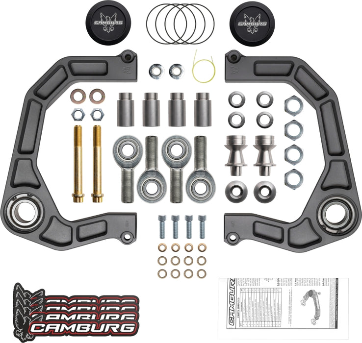 Camburg CAM-110214-GRY Ford Bronco 21-23 KINETIK V2 Performance Billet Uniball Upper Arms