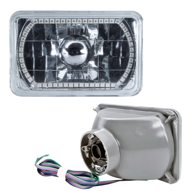 ORACLE Lighting 6909-333 Oracle Pre-Installed Lights 4x6 IN. Sealed Beam - ColorSHIFT Halo SEE WARRANTY