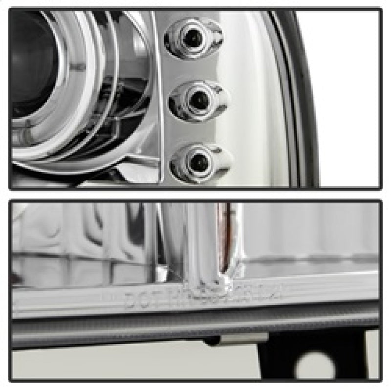 SPYDER 5010360 Spyder Ford F250 Super Duty 99-04 Projector Version 2 LED Halo LED Chrm PRO-YD-FF25099-1P-G2-C