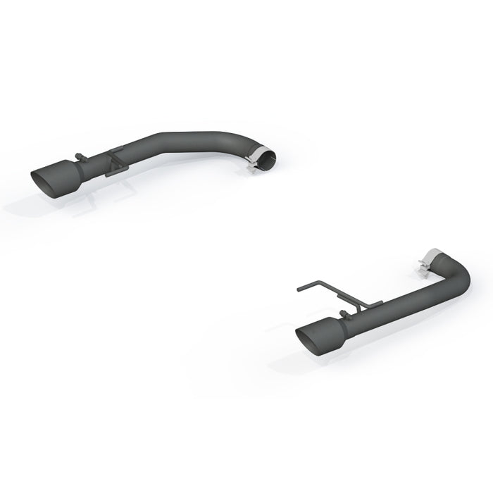 MBRP S7276BLK 2015-2017 Ford Mustang GT 5.0 2-1/2in Axle Back Kit - Black Coated 4in OD Tips Included