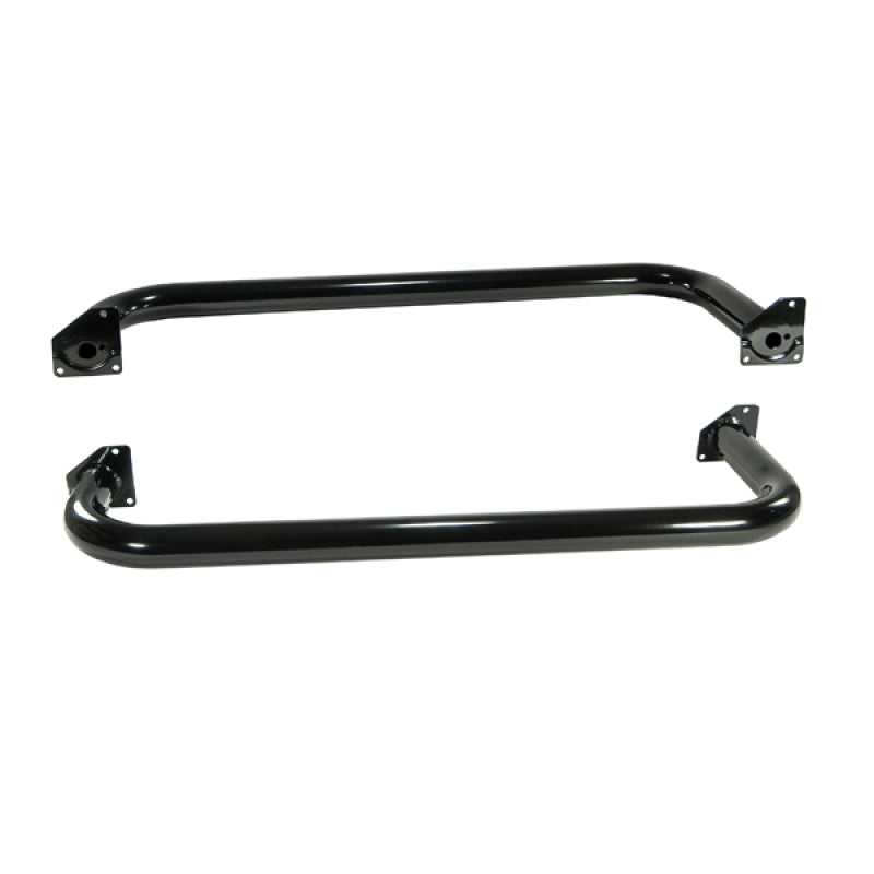Rugged Ridge 11590.04 3-In Round Side Steps Black 97-06 Jeep Wrangler
