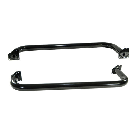 Rugged Ridge 11590.04 3-In Round Side Steps Black 97-06 Jeep Wrangler