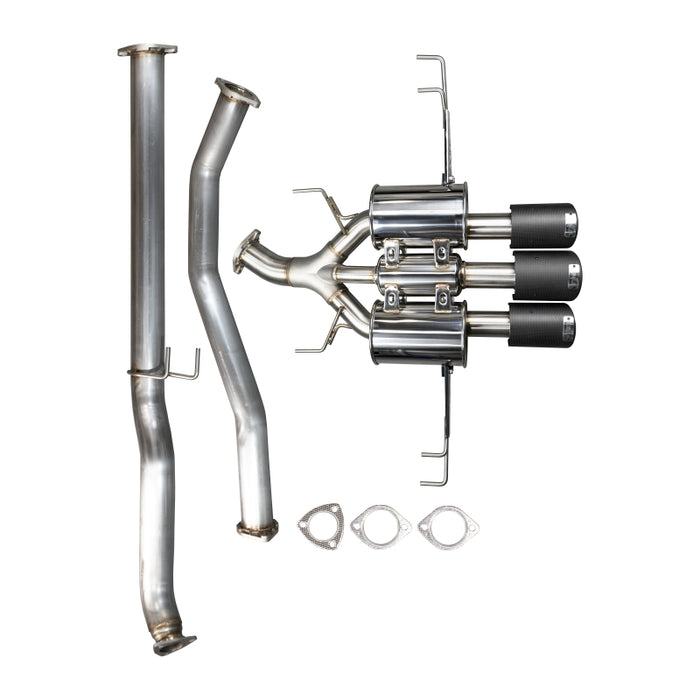 Injen SES1583CF 17-20 Honda Civic Type R 2.0L Turbo 3in 304SS Cat-Back Exhaust