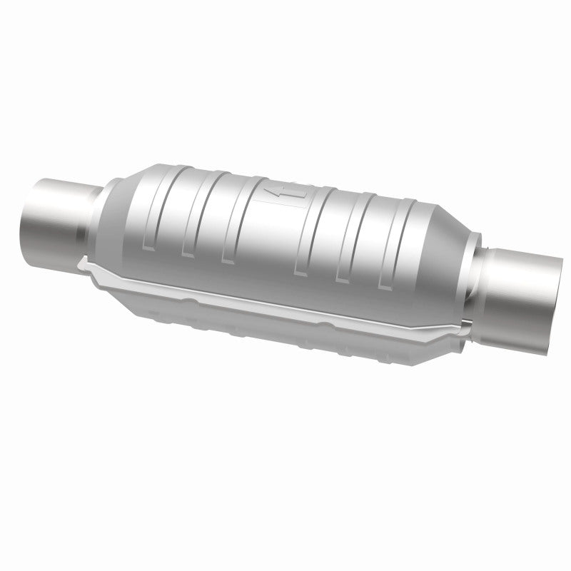 Magnaflow 51355 MagnaFlow Conv Univ 2.25in Inlet/Outlet Center/Center Round 11in Body L x 5.125in W x 15in Overall L