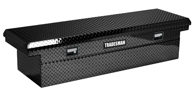 Tradesman 7111002LP Aluminum Economy Cross Bed Low-Profile Truck Tool Box (60in.) - Black