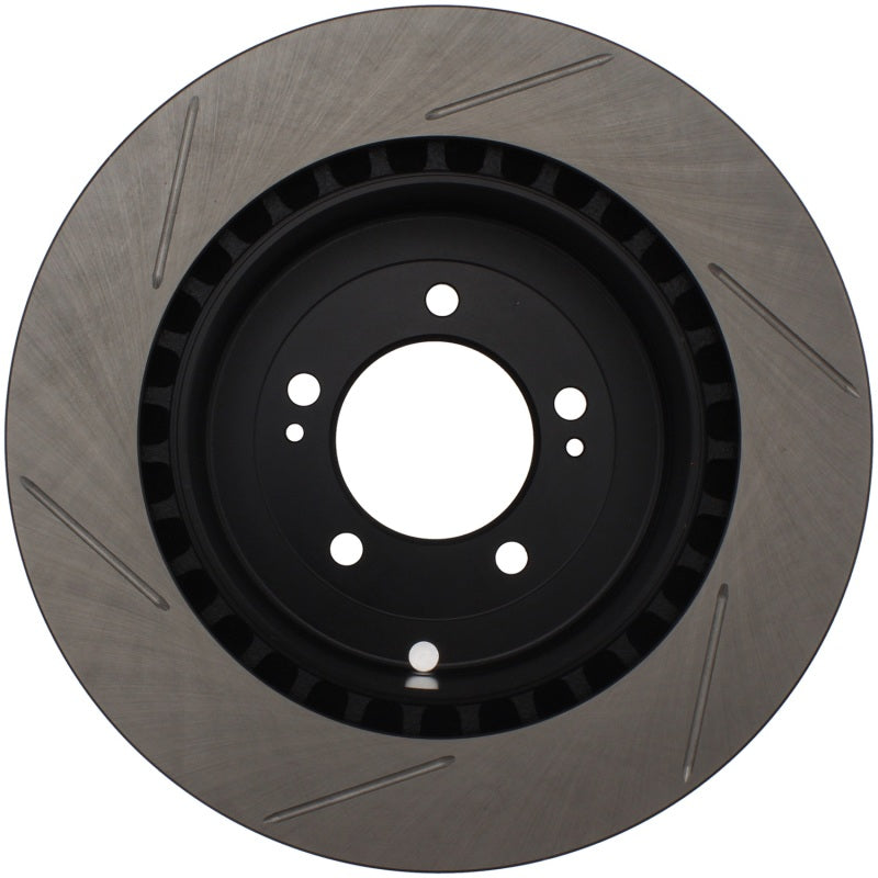 Stoptech 126.46075SL StopTech Power Slot 08-09 Evo 10 Slotted Left Rear Rotor